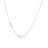 Fine Silver AG124852 - Ezüst nyaklánc Hossz: 42 - 45 cm