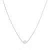 Fine Silver AG124983 - Ezüst nyaklánc Hossz: 42 - 45 cm