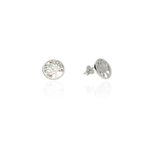 Fine Silver AG125029 - Ezüst beszúrós hattyú fülbevaló fülbevaló