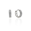 Fine Silver AG125097 - Ezüst bepattintós női fülbevaló pár