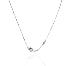 Fine Silver - Ezüst nyaklánc medállal Hossz: 42 - 45 cm nyaklánc