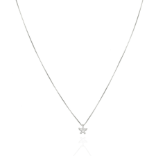 Fine Silver - Ezüst nyaklánc medállal Hossz: 42 - 45 cm nyaklánc