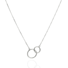 Fine Silver - Ezüst nyaklánc medállal Hossz: 42 - 45 cm nyaklánc