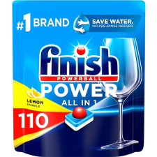Finish Power All in 1 Lemon Sparkle mosogatógép tabletta, 110 db tisztító- és takarítószer, higiénia