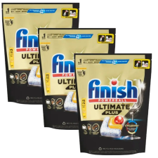 Finish Powerball Ultimate Plus All in 1 Lemon Mosogatógép kapszula 3x72db + Ajándék mintatermék tisztító- és takarítószer, higiénia