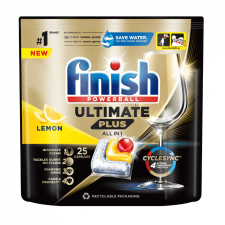 Finish Powerball Ultimate Plus All in 1 mosogatógép-kapszula, lemon (25 db) tisztító- és takarítószer, higiénia