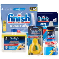 Finish Quantum All in 1 Kezdőcsomag, 120 db kapszulával  + Ajándék mintatermék tisztító- és takarítószer, higiénia