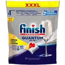 Finish Quantum All in 1 mosogatógép kapszulák Lemon Sparkle, 60 db tisztító- és takarítószer, higiénia