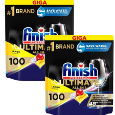 Finish Ultimate All in 1 Lemon Mosogatógép kapszula 2x100db tisztító- és takarítószer, higiénia