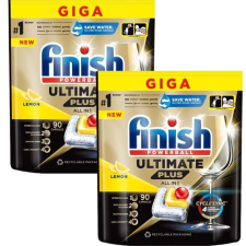 Finish Ultimate Plus All in 1 Lemon Mosogatógép kapszula 2x90db tisztító- és takarítószer, higiénia