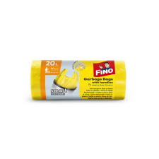 Fino Szemeteszsák, köthető füles, 20 l, 30 db, FINO "Smart handles" tisztító- és takarítószer, higiénia