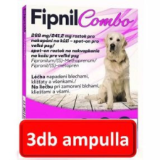Fipnil Combo Spot-On (20-40kg. kutyáknak )rácsepegtető oldat 3ampulla élősködő elleni készítmény kutyáknak