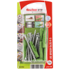 Fischer DŰBEL 6X35MM 10 DB CSAVARRAL "UX GREEN" FISCHER
