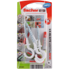 Fischer DŰBEL 8X40MM 4 DB KÖRKAMPÓVAL "DUOPOWER" FISCHER
