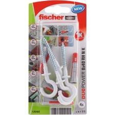 Fischer DŰBEL 8X40MM 4 DB KÖRKAMPÓVAL "DUOPOWER" FISCHER barkácsolás, csiszolás, rögzítés