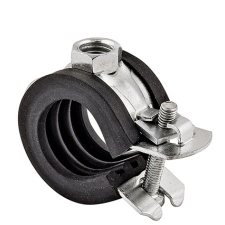 Fischer FGRS bilincs 12-15mm, 1/4" gumibetétes csőbilincs, csuklós gumibetétes bilincs barkácsolás, csiszolás, rögzítés