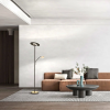 Fischer & Honsel modern állólámpa dent bézs fekete szürke fhl40466