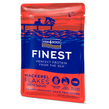  FISH4DOGS Zsebkendő kutyáknak Finest makréla tintahallal 100 g jutalomfalat kutyáknak