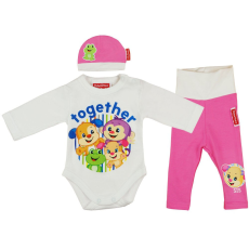  Fisher-Price 3 részes (body+nadrág+sapka) szett