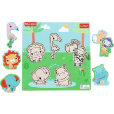 Fisher Price dzsungel kaland fa kirakó puzzle, kirakós