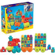 Fisher Price Fisher-Price MEGA BLOKS ABC Tanulóvonat 60 darabos Építőjáték (DXH35) kreatív és készségfejlesztő