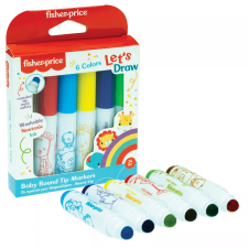Fisher-Price kimosható filctoll 6 db-os fisher price