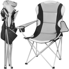  Fishing chair black and gray 23674 horgászszék, ágy