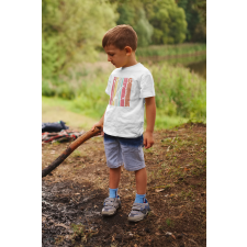  Fishing color gyerek póló fehér egyedi ajándék