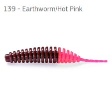 FishUp Tanta 2" 9db - Earthworm/Hot Pink horgászkiegészítő