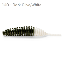  FishUp Tanta Dark Olive/White 2,5 (61mm) 8db plasztik csali csali