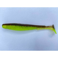 FISHUP_U-SHAD 4" (8PCS.), #203 - GREEN PUMPKIN/FLO CHARTREUSE horgászkiegészítő