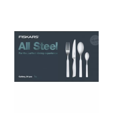 FISKARS 1054777 All Steel evőeszköz készlet 24db-os (fis1054777) tányér és evőeszköz