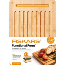FISKARS 1057550 Bambusz vágódeszka készlet konyhai eszköz