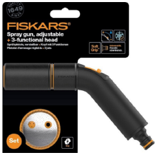 FISKARS Comfort locsolópisztoly, állítható locsolófej + 3 funkciós öntözőfej (1056493) öntözéstechnikai alkatrész