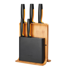 FISKARS Functional Form késblokk 5 késsel, bambusz blokkban (1057552) konyhai eszköz