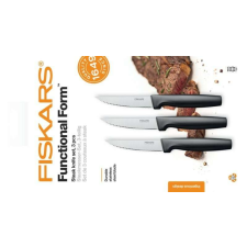 FISKARS Functional Form steak késkészlet 3 db-os kés és bárd
