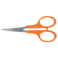 FISKARS Olló, körömvágó, 10 cm, hajlított, FISKARS &quot;Classic&quot;, narancssárga olló