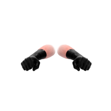 Fist It Rövid latex kesztyű, fekete body