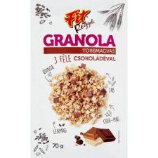  FIT REGGELI GRANOLA 3 FÉLE CSOKIVAL 70G 70 g reform élelmiszer
