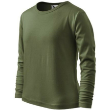 Fit-T LS póló gyerek khaki 110 cm/4 éves gyerek póló