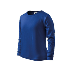 Fit-T LS póló gyerek királykék 122 cm/6 éves gyerek póló
