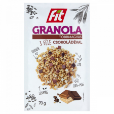 Fit többmagvas granola 3 féle csokoládéval 70 g reform élelmiszer