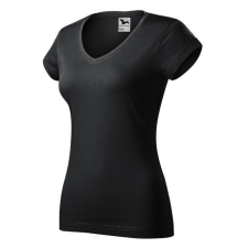 Fit V-neck póló női ébenszürke XL női póló
