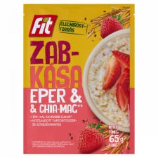  Fit zabkása chia-maggal, eperrel ízesítve 65 g reform élelmiszer