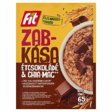  Fit zabkása chia-maggal és étcsokoládéval 65 g reform élelmiszer