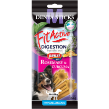  FitActive Hypoallergenic Denta-Sticks Digestion jutalomfalat kutyáknak - rozmaring & kurkuma M - 150 g jutalomfalat kutyáknak
