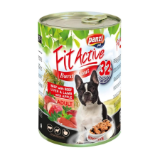 FitActive Konzerv Adult – Nedveseledel (Marha, Máj, Bárány) Felnőtt Kutyák Részére (1240g) kutyaeledel