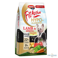 FitActive ORIGINALS 4kg SENIOR/LIGHT HYPOALLERGENIC Lamb&Spring Veggies kutyaeledel