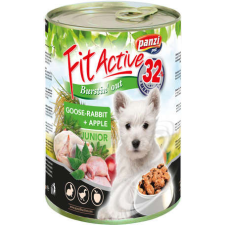 FitActive Panzi FitActive Dog Junior libás és nyulas konzerv 415 g kutyaeledel