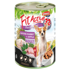 FitActive; Panzi Panzi FitActive Adult Dog Konzerv libával, nyúllal és almával 12x415gr kutyafelszerelés